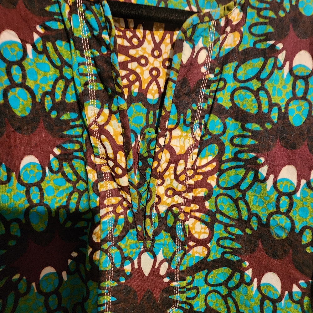 Vintage Patterned Kaftan - image 4